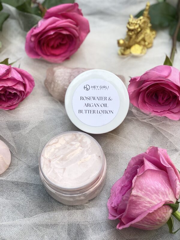 Rosewater & Argan Oil Body Butter Lotion